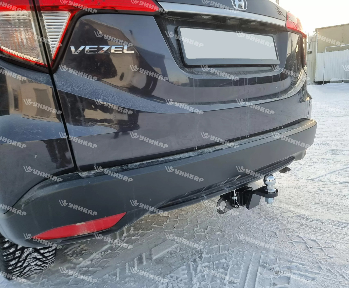 Фаркоп УНИКАР для ​HONDA VEZEL 2013 -/ HONDA XR-V 2014 - 2019 со снятием и подрезкой бампера. фото 4