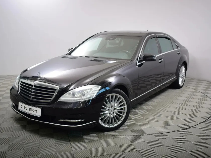 Дефлекторы Cobra Tuning с хромированным молдингом для окон Mercedes-Benz S-Класс W221 2005-2009