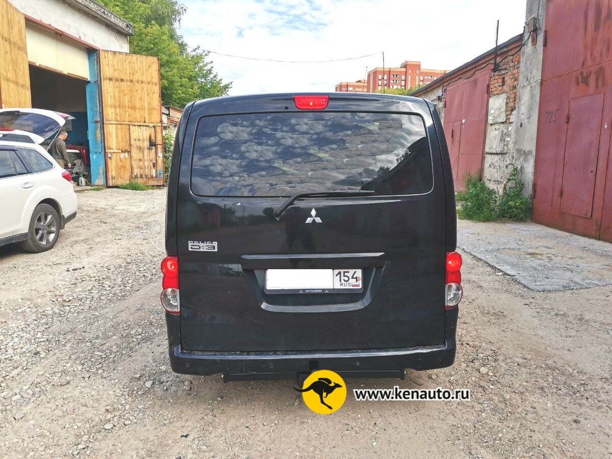 Halty Фаркоп Nissan NV200 2WD/4WD VNM20, VM20 (ПРАВЫЙ РУЛЬ, пружинная и рессорная подвеска) 2009-/  Mitsubishi Delica D3 (кроме компл. с кондиционером заднего ряда) 2011-2019 шар А фото 6