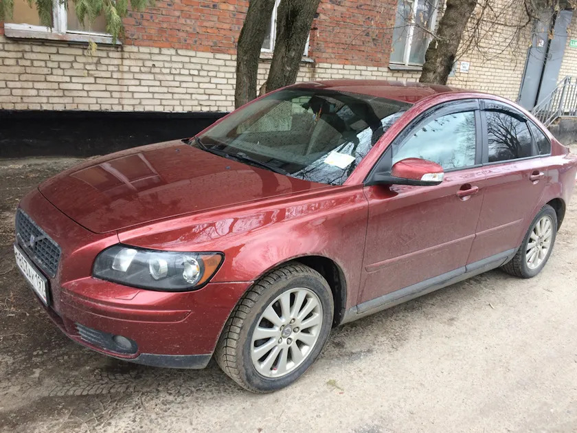 Дефлекторы SIM для окон Volvo S40 II 2004-2012