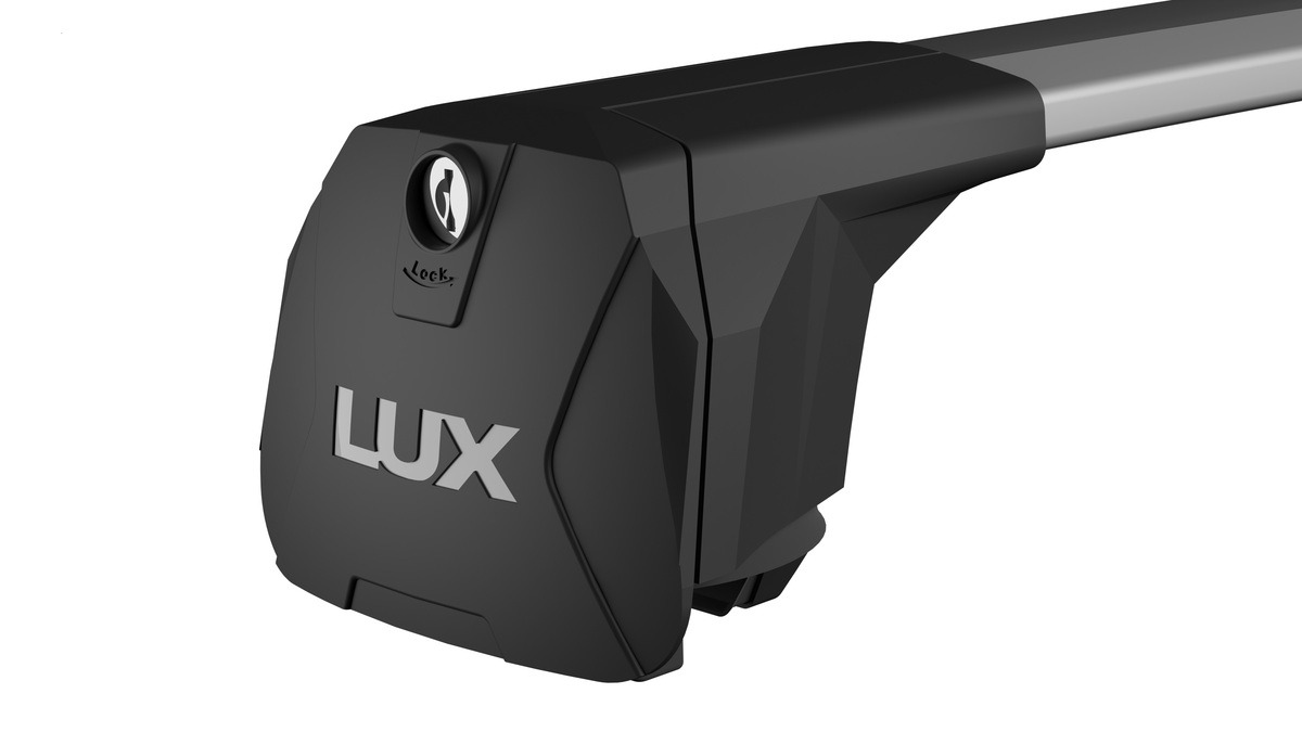 Багажник универсальный на интегрированные рейлинги LUX SCOUT-2 аэродинамические черные дуги фото 5