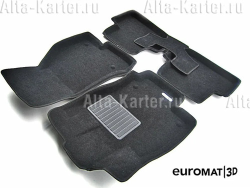 Коврики текстильные Euromat 3D Business для салона Volvo S40 II 2007-2012
