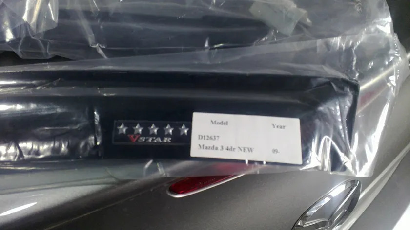 Дефлекторы V-Star для окон Mazda 3 II седан 2009-2013 фото 4