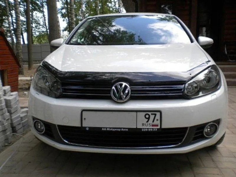 Дефлектор SIM для капота Volkswagen Golf VI 2009-2012 фото 2