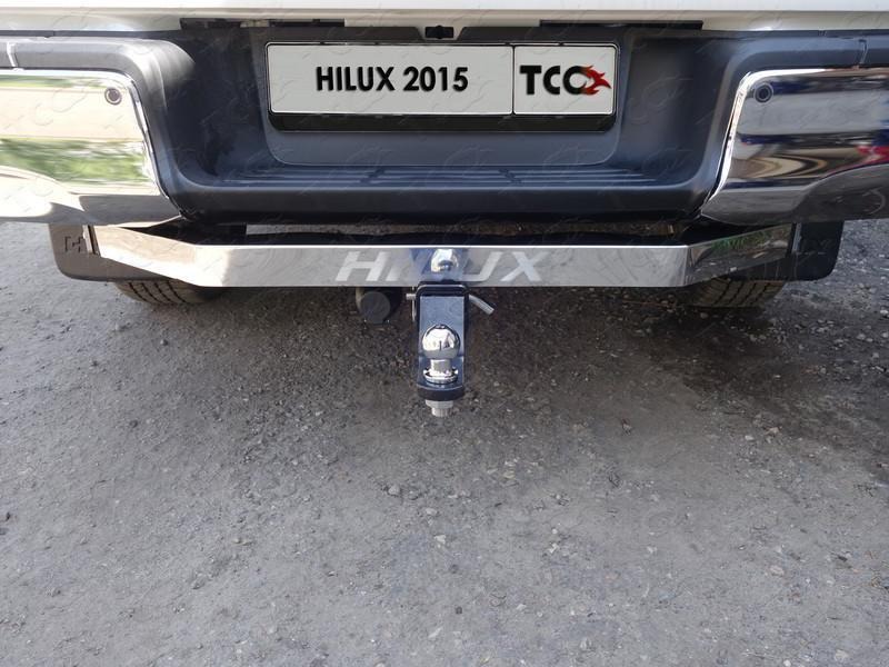 Фаркоп оцинкованный ТСС для Toyota Hilux AN120 (Mk.VIII) 2015- шар Е фото 3