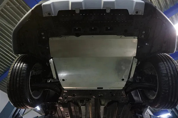 Защита алюминиевая АВС-Дизайн для картера и КПП Suzuki SX4 II 2014-2022