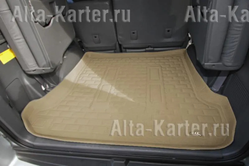 Коврик текстильный Sotra Liner 3D Lux для багажника Mercedes-Benz M-Класс (ML) W166 2011-2015 БЕЖЕВЫЙ