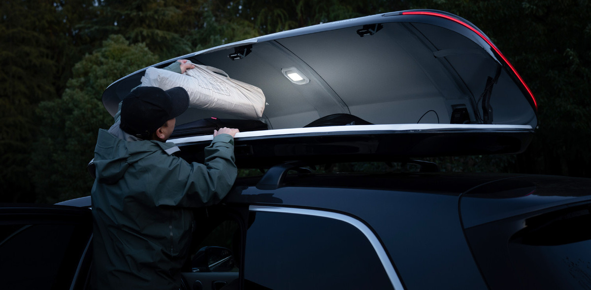 Автобокс ENROAD NOMADIX PRO ROOF BOX (XL Slim 400 E black) фото 11