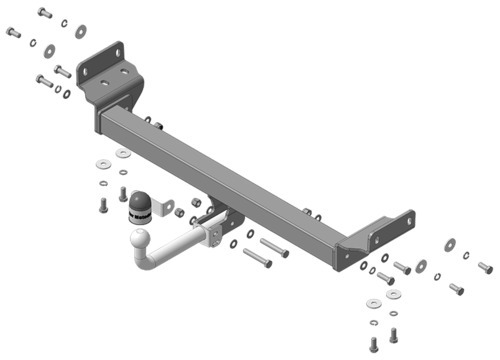 Фаркоп с оцинкованным шаром Motodor для Omoda C7 (Mk.I) 2025- шар А