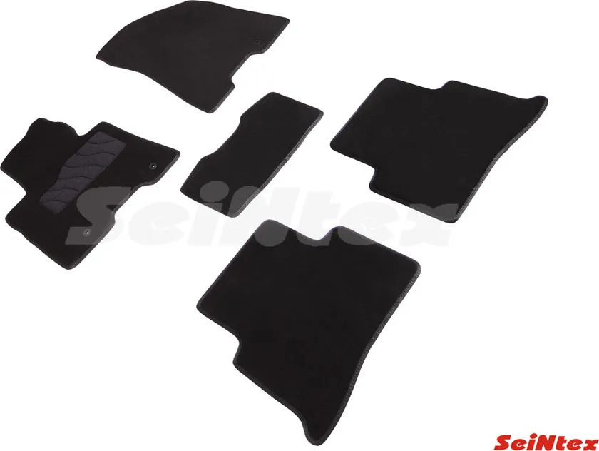 Коврики текстильные Seintex на нескользящей основе для салона Kia Sportage IV 2016-2022 фото 2