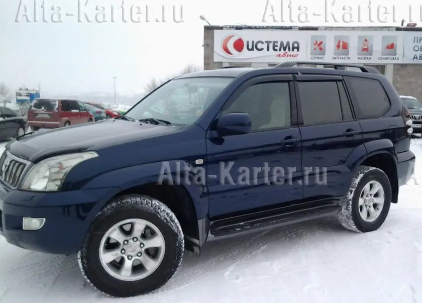 Дефлекторы Cobra Tuning для окон Toyota Land Cruiser Prado 120 2002-2009 фото 2