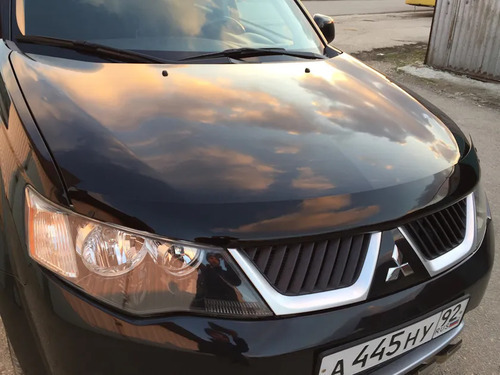 Дефлектор SIM для капота Mitsubishi Outlander XL 2007-2009