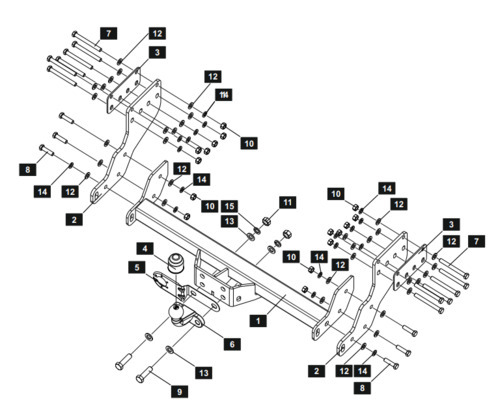 Фаркоп Sheriff для Sollers Atlant L2 2022- Шар F