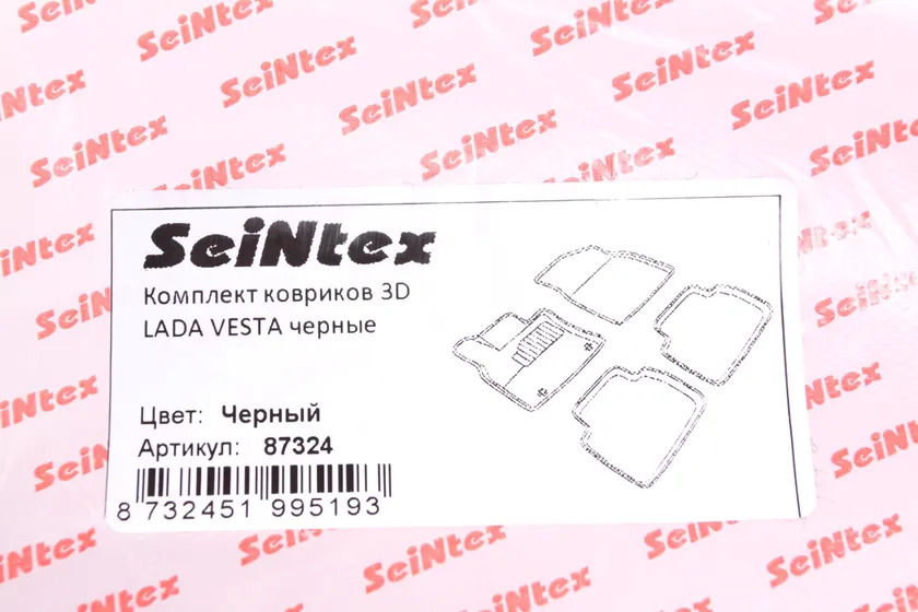 Коврики 3D Seintex для салона Lada Vesta 2015-2022 фото 2