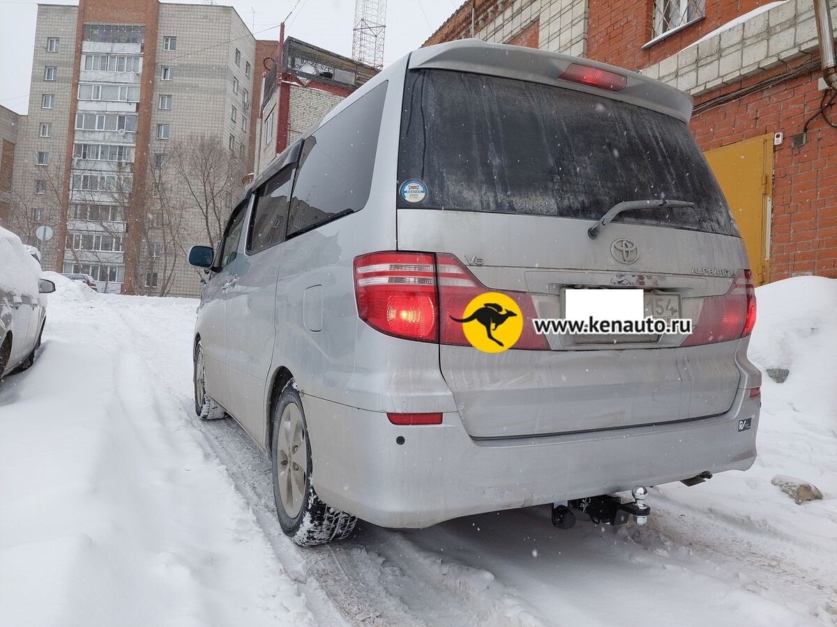 Фаркоп Halty для Toyota Estima (Mk.II) 2000-2006/ Toyota Alphard H10 (Mk.I) 2002-2008/ Toyota Previa XR30 (Mk.II) 2000-2006 шар Е фото 6