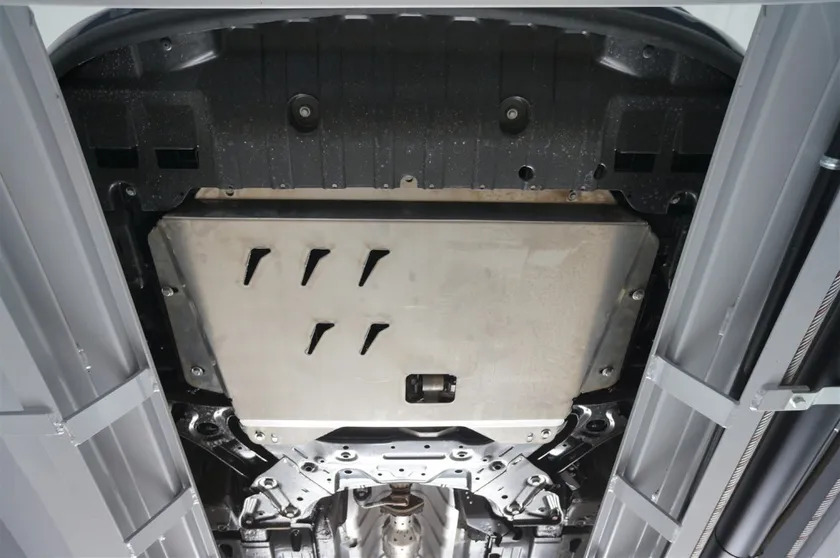 Защита алюминиевая АВС-Дизайн для картера и КПП Hyundai Elantra V 2011-2014