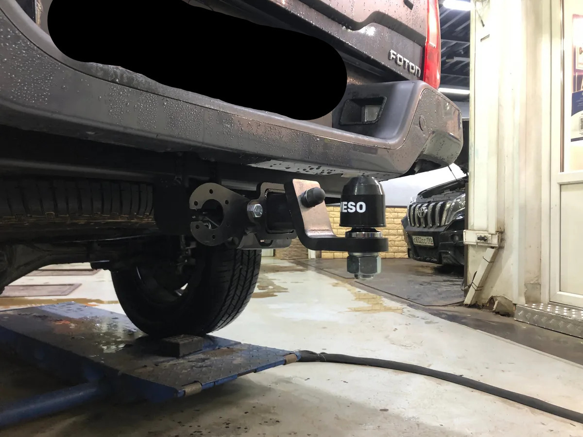 Быстросъёмный фаркоп Oris для Foton Tunland G7 (Mk.I) 2023- Шар Е фото 4