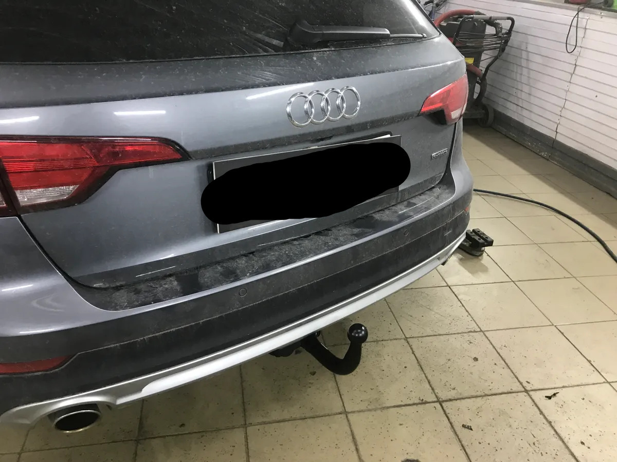 Быстросъёмный фаркоп Steinhof для Audi A4 Allroad Quattro B9  (Mk.V ) 2016-2024 Шар AV фото 3