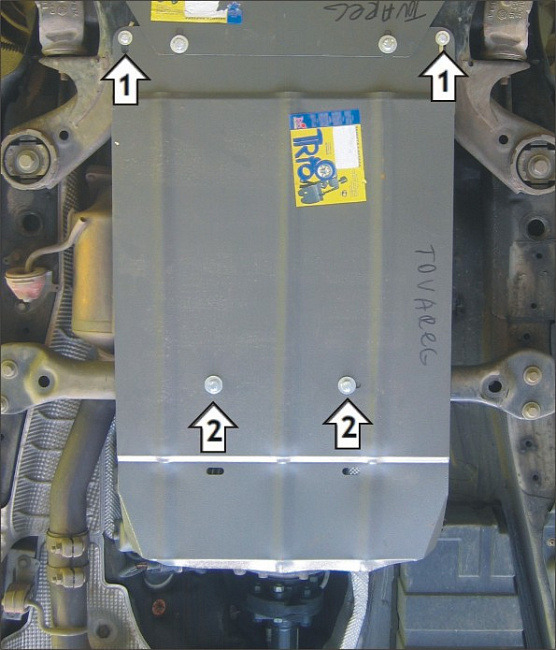 Защита Мотодор для КПП Volkswagen Touareg I 2002-2010