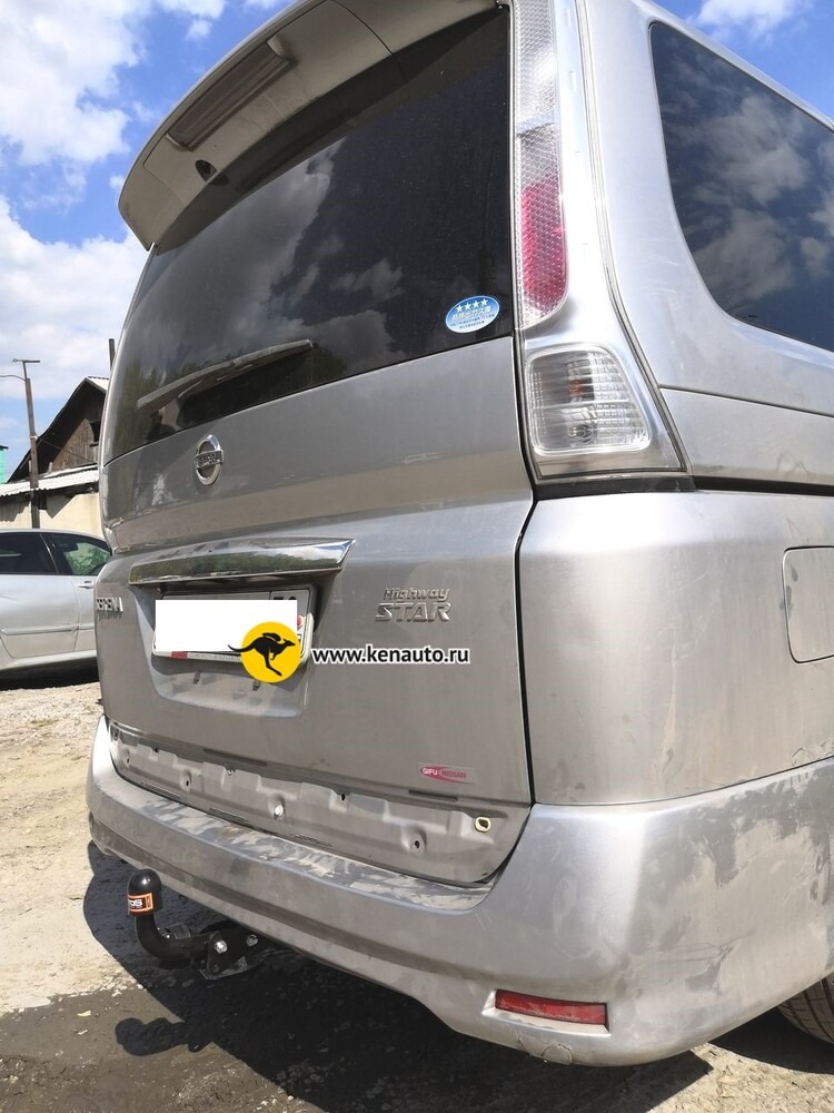Фаркоп Halty для Nissan Serena C25 (Mk.III) Highway Star 2005-2010 шар А фото 5