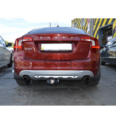 Быстросъёмный оцинкованный фаркоп GALIA для  Volvo S60 (Mk.II) 2010-2019 /  Volvo S60 Cross Country 2015-2019 /  Volvo V60 (Mk.I) 2010-2019 / Volvo V60 Cross Country 2015-2019 Шар С фото 4