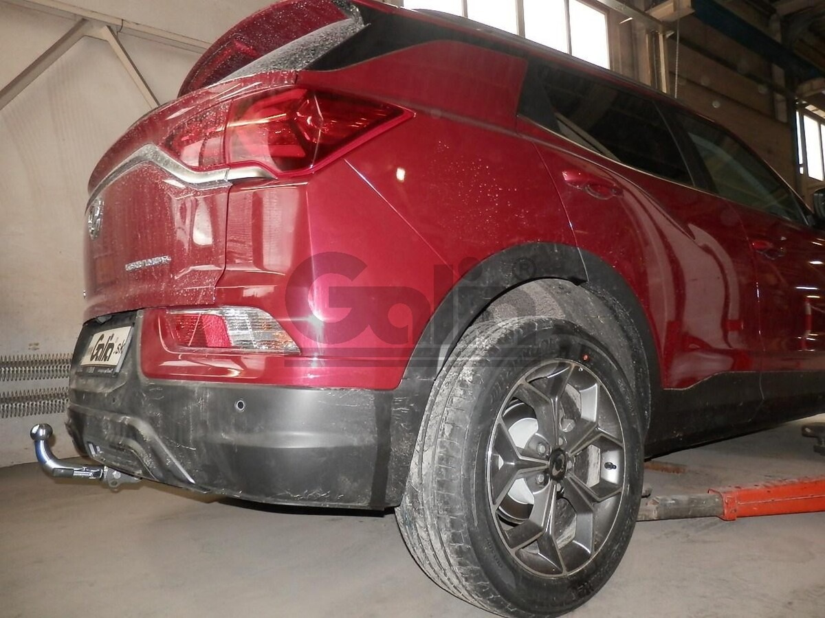 Быстросъёмный  оцинкованный фаркоп GALIA для KGM Korando 2023- / SsangYong Korando C300 (Mk.III) 2019-2023 Шар С фото 4