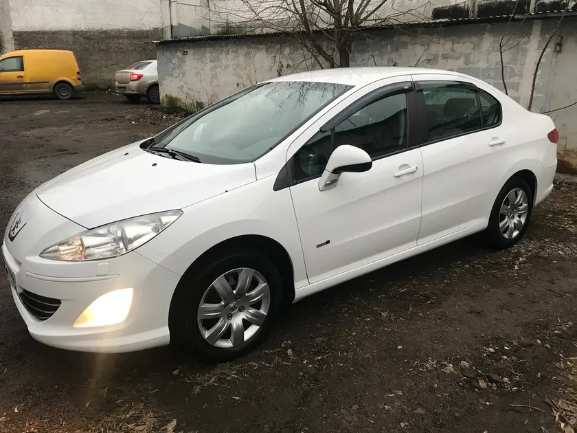 Дефлекторы V-Star для окон Peugeot 408 седан 2012-2022