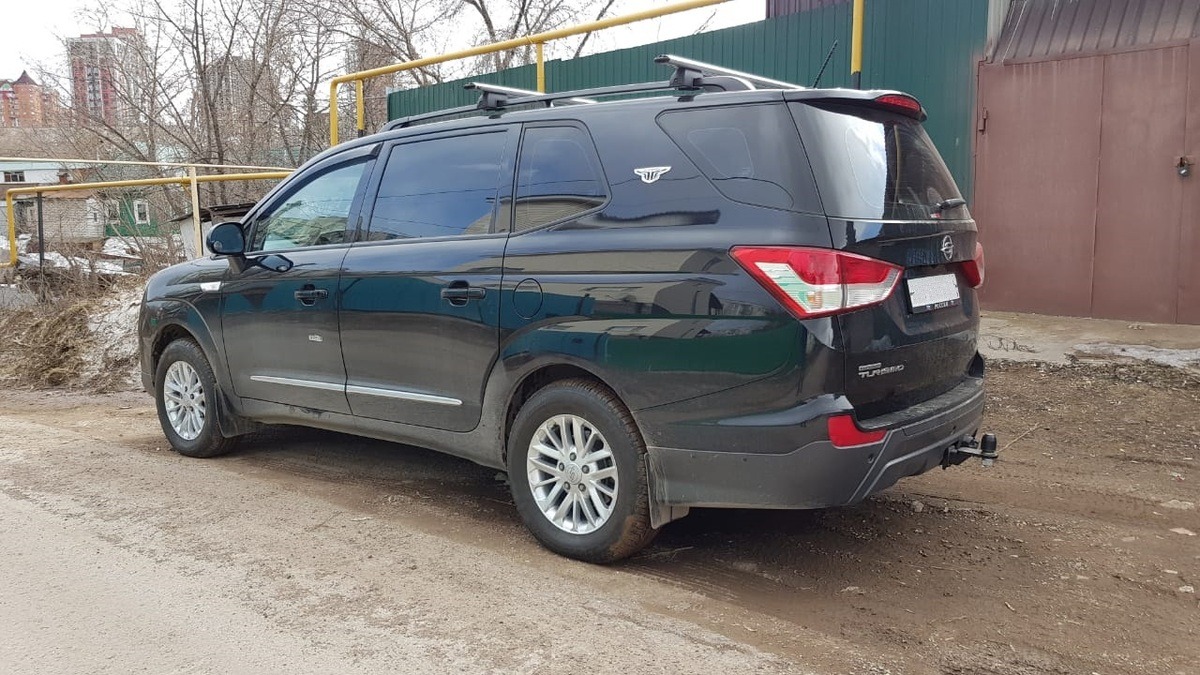 Фаркоп Бизон для SsangYong Stavic MPV5 (Mk.II) 2013-2019/ SsangYong Korando Turismo A150 (Mk.I) 2012-2019 шар Е фото 5
