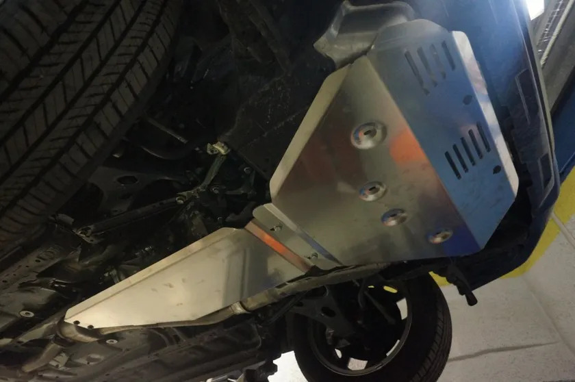 Защита алюминиевая АВС-Дизайн для для картера и КПП Subaru Forester IV 2013-2018 фото 4