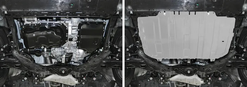 Защита AutoMax для картера и КПП Mazda 3 BM 2013-2018 фото 3