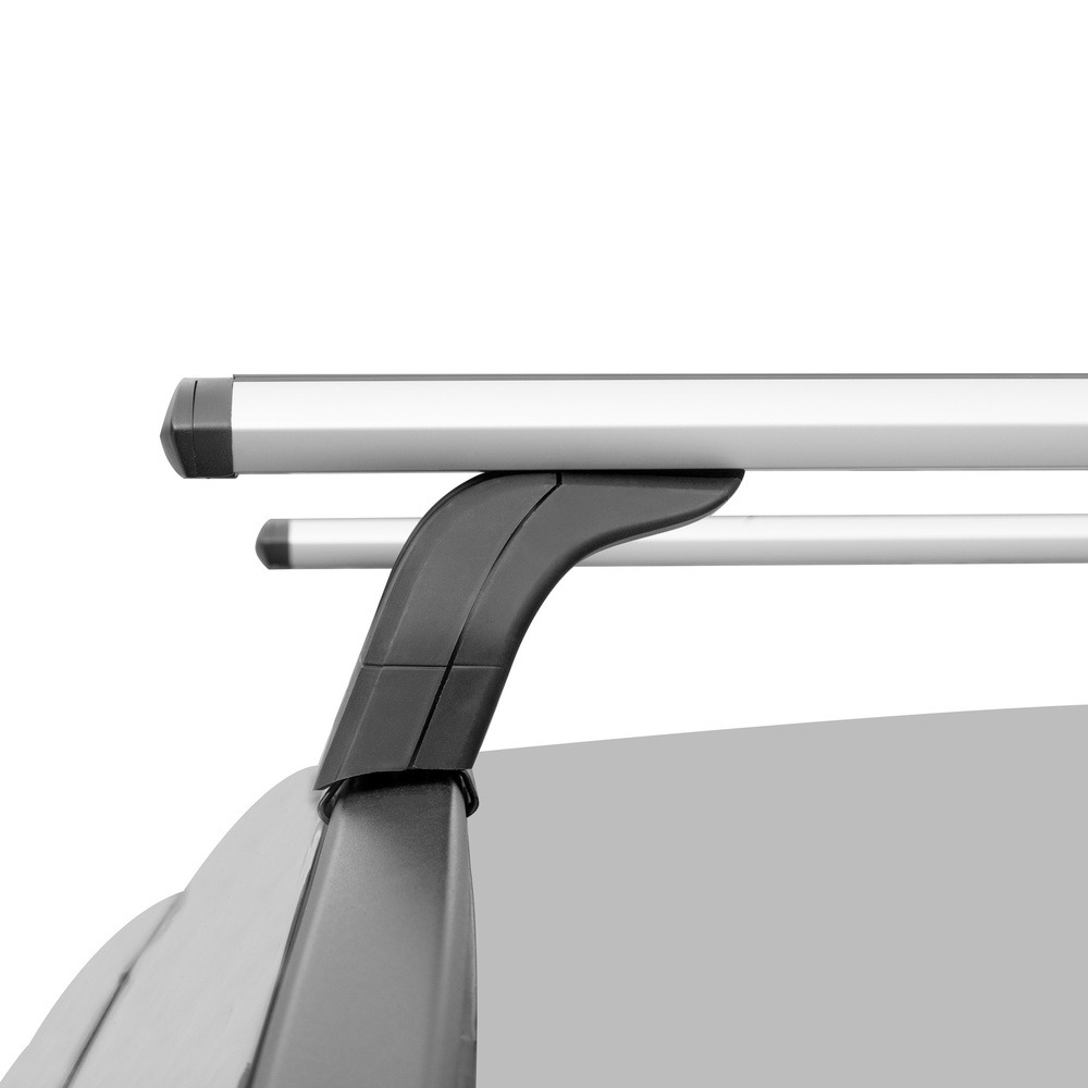 Багажник модельный на интегрированные рейлинги LUX БК2 крыловидные дуги фото 7