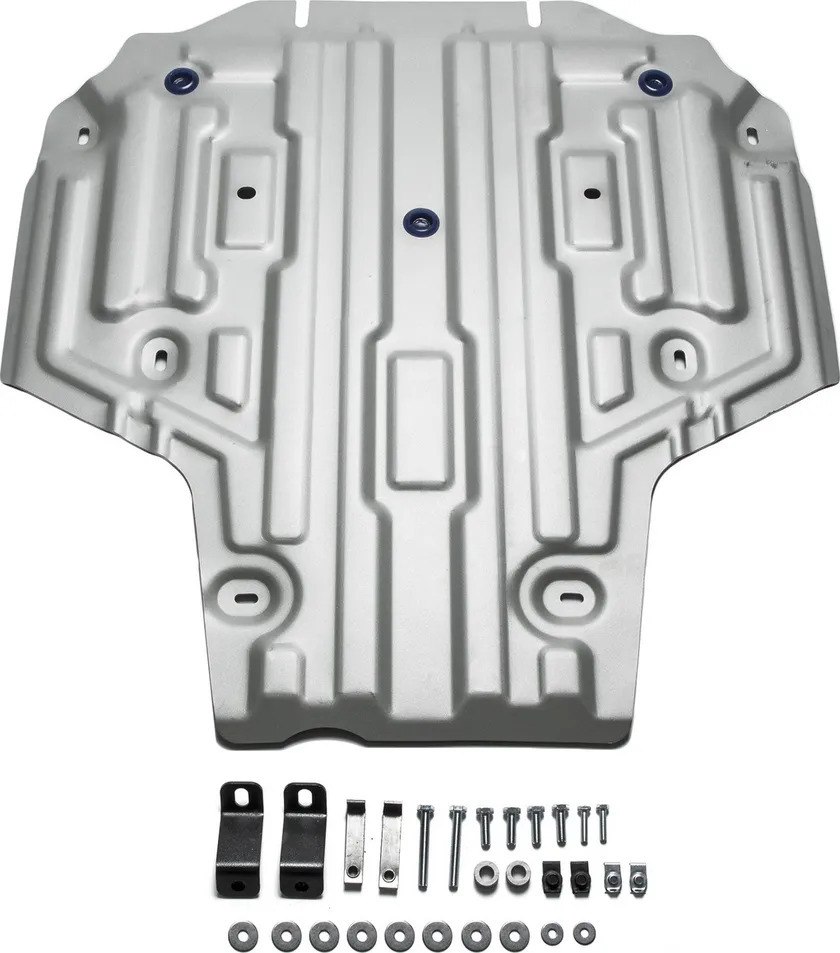 Защита алюминиевая Rival для КПП Audi A4 B9 АКПП 2015-2022