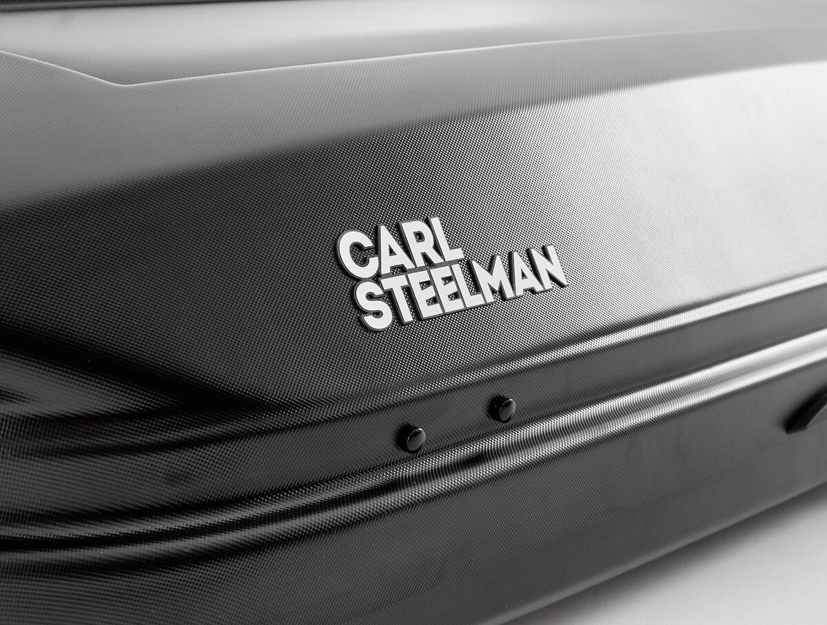 Бокс на крышу CARL STEELMAN Sport 330 черный карбон фото 7