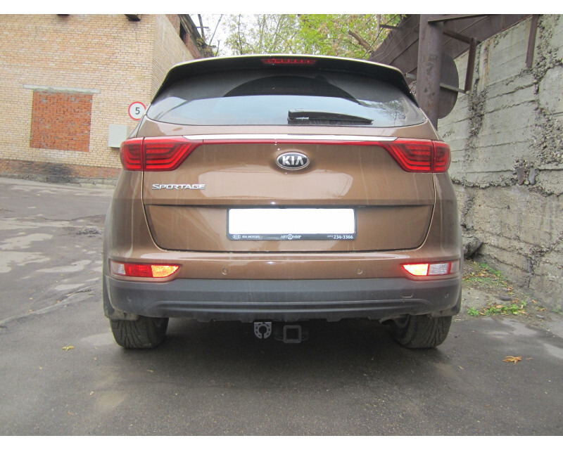 Быстросъёмный фаркоп Бизон  с системой антистук для Kia Sportage (Mk.IV дорест) 2016-2018 Шар Е фото 6