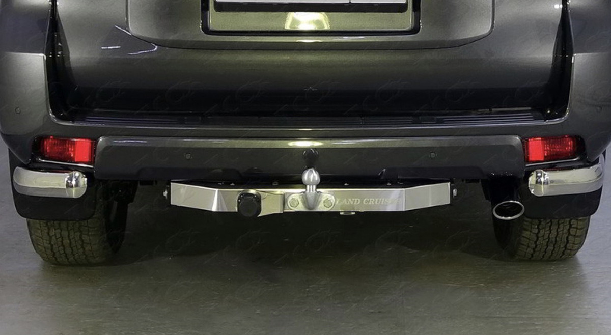 аркоп оцинкованный ТСС с накладкой с надписью Prado для Toyota Land Cruiser Prado 150 (Mk.IV) 2009-2023 шар F фото 5