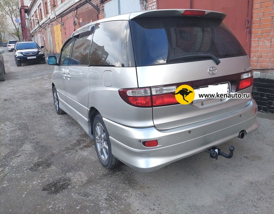 Фаркоп Halty для Toyota Estima (Mk.II) 2000-2006/ Toyota Alphard H10 (Mk.I) 2002-2008/ Toyota Previa XR30 (Mk.II) 2000-2006 шар А фото 5