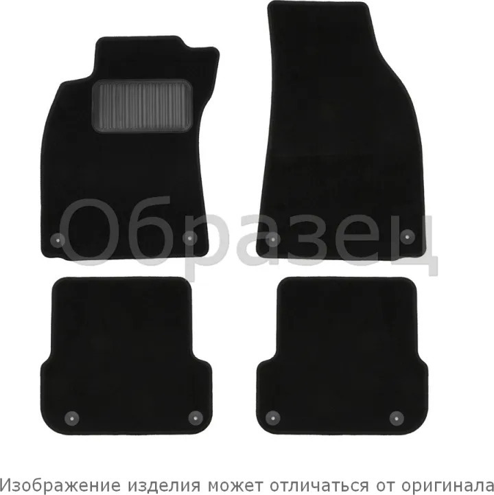 Коврики текстильные Autofamily для салона Hyundai Coupe АКПП 2001-2009 Серые