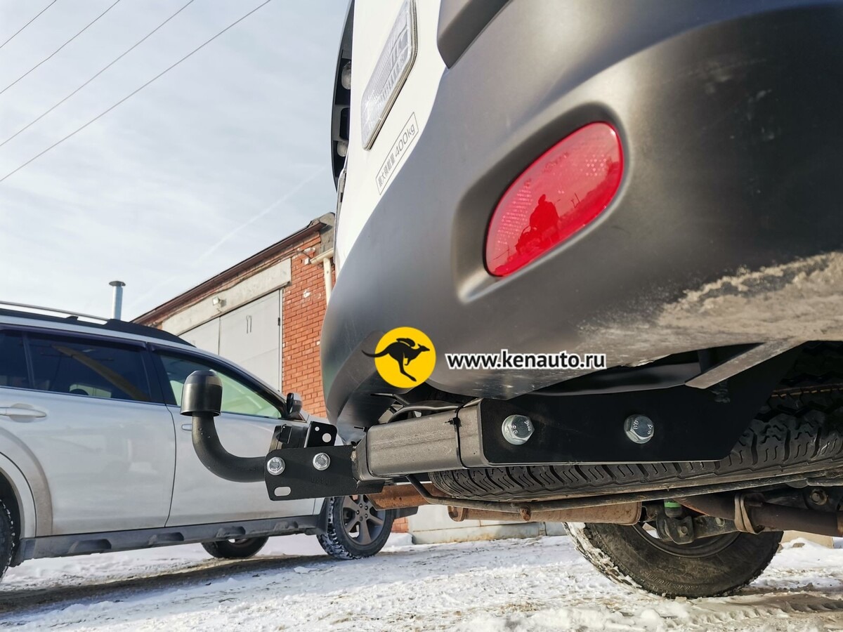 Фаркоп Halty для Nissan AD Y12 2006-/ Nissan NV150 2006-2021/ Nissan Wingroad 2005-2018/ Mazda Familia Van Y12 2007-2018/ Mitsubishi Lancer Cargo 2008-2019 шар А фото 4