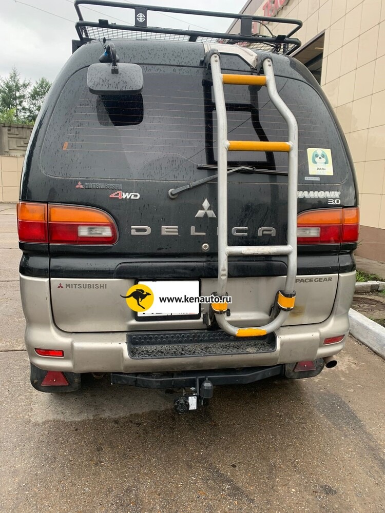 Фаркоп Halty для Mitsubishi Delica 4 1994-2007 (кроме PF8W super exceed crystal lite roof long) шар А фото 4