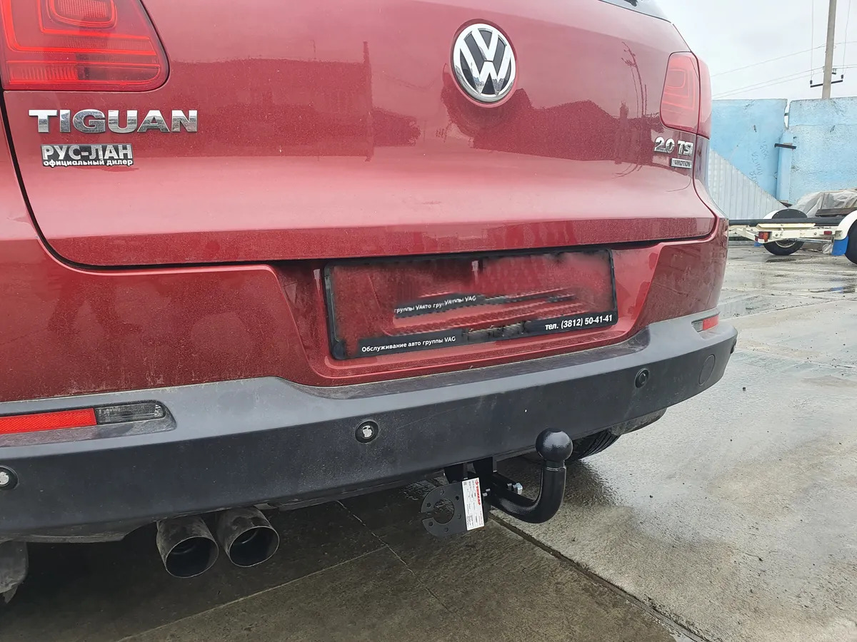 Фаркоп УНИКАР для VOLKSWAGEN TIGUAN 2007-2019/Skoda Superb 2009 -2018/Skoda Yeti/Skoda Kodiaq/Skoda Karoq/Audi Q3 2011- Шар А фото 5