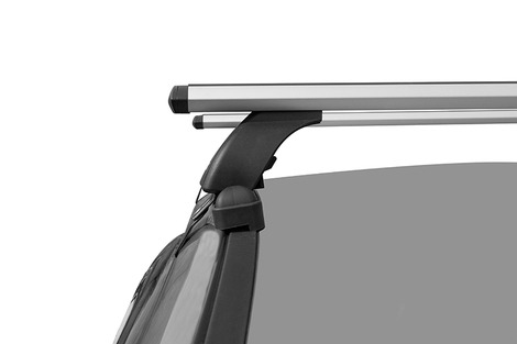 Багажник модельный на гладкую крышу LUX БК1 крыловидные дуги фото 5