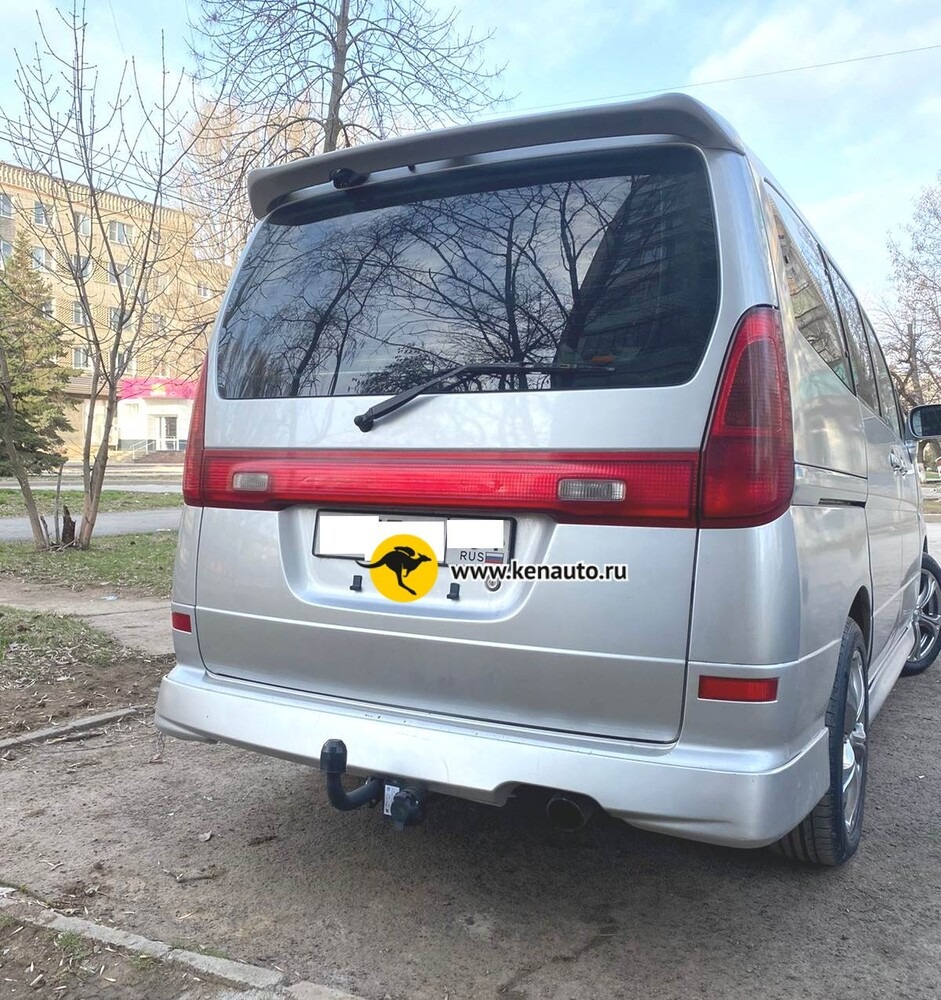 Фаркоп Halty для Nissan Serena C24 (Mk.II) 1999-2005 шар А фото 3