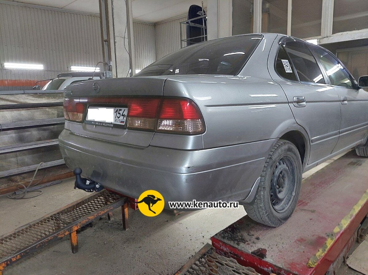 Фаркоп Halty для Nissan Sunny B15 (Mk.IX) 1998-2004 шар А фото 2