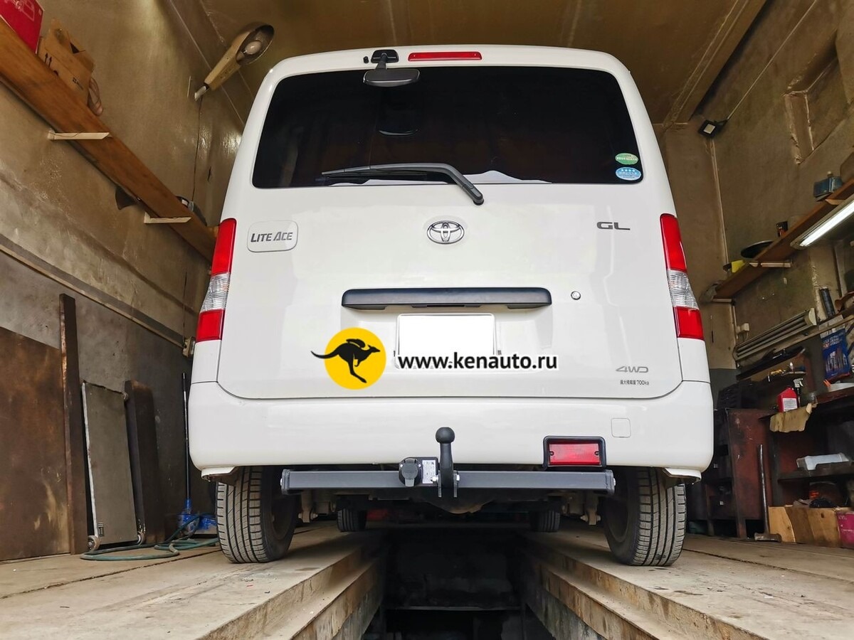 Фаркоп Halty для Toyota Lite Ace S400 (Mk.VI) 2008- /  Toyota Town Ace S400 (Mk.IV) 2008- /  Daihatsu Gran Max (Mk.I) 2007- / Mazda Bongo (Mk.V) 2020- Шар А фото 5