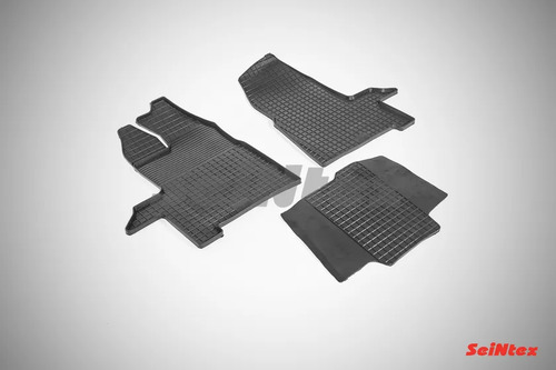 Коврики резиновые Seintex с узором сетка для салона Ford Transit VI 2014-2022