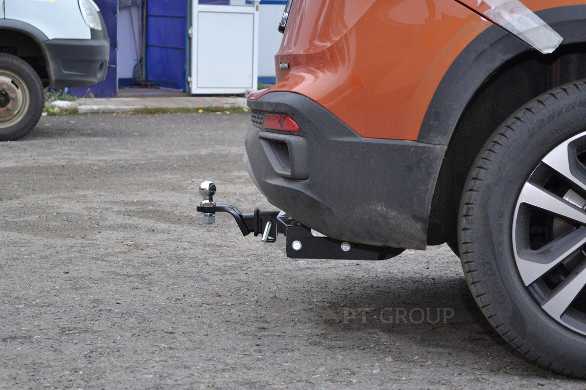 Фаркоп с металлической накладкой PT Group для Volkswagen Taos (Mk.I) 2021- фото 8