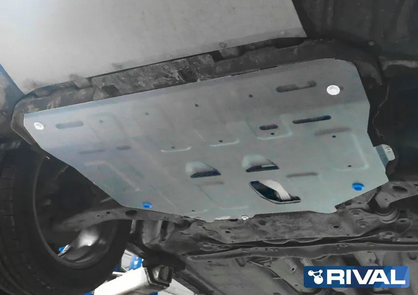 Защита алюминиевая Rival для картера и КПП Ford Kuga II 2013-2022 фото 3