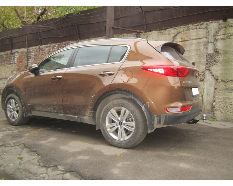Быстросъёмный фаркоп Бизон  с системой антистук для Kia Sportage (Mk.IV дорест) 2016-2018 Шар Е фото 2