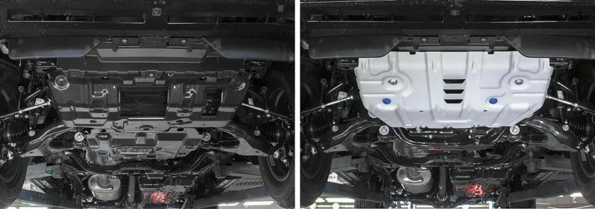 Защита алюминиевая Rival для радиатора Lexus GX 460 2009-2013 2013-2022 фото 3