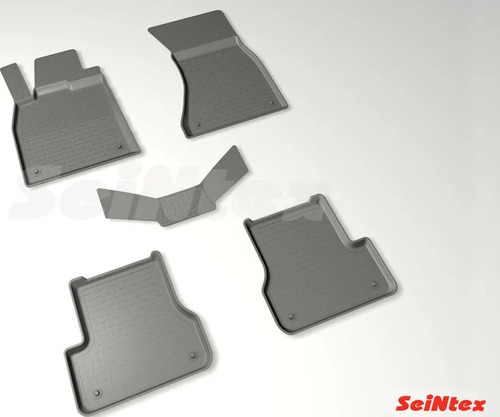 Коврики резиновые Seintex с высоким бортиком для салона Audi A6 IV (C7) 2011-2015
